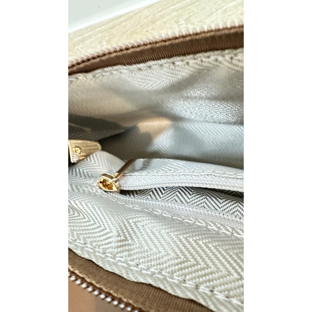 Baguette Shoulder Bag Minimalist Womens Small Brown Vegan Leather Retro Classic - Picture 10 of 10